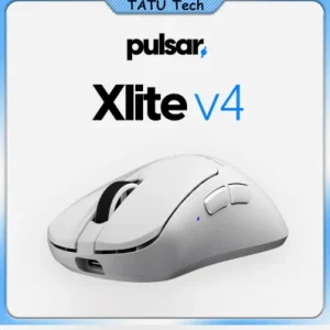 Pulsar Xlite V4 Wireless Gaming Mouse Right Hand Asymmetric Ultra Light XS-1 Sensor 8K Polling Rate 2.4G Wired Esports FPS Mouse